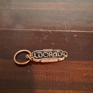 ELDORADO Hotel & Casino Reno, Nevada Metal SOUVENIR Keychain Keyring Vintage